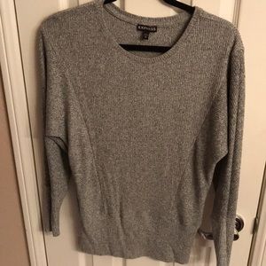 Express Gray Long Sleeve Shirt
